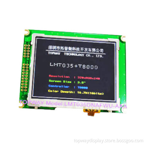 3.5'' QVGA 320x240 TFT LCD Module (LMT035KDH03-NFN)